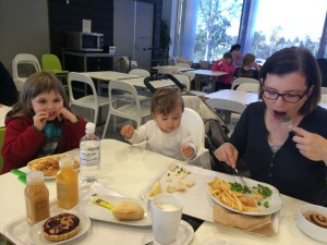 Mittagessen im schwedischen Brisbane