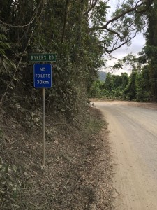 Das Ende der geteerten Straße - unser nördlichster Punkt in Australien