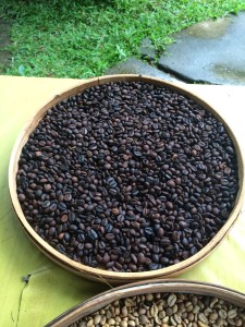 Frisch gerösteter Kaffee